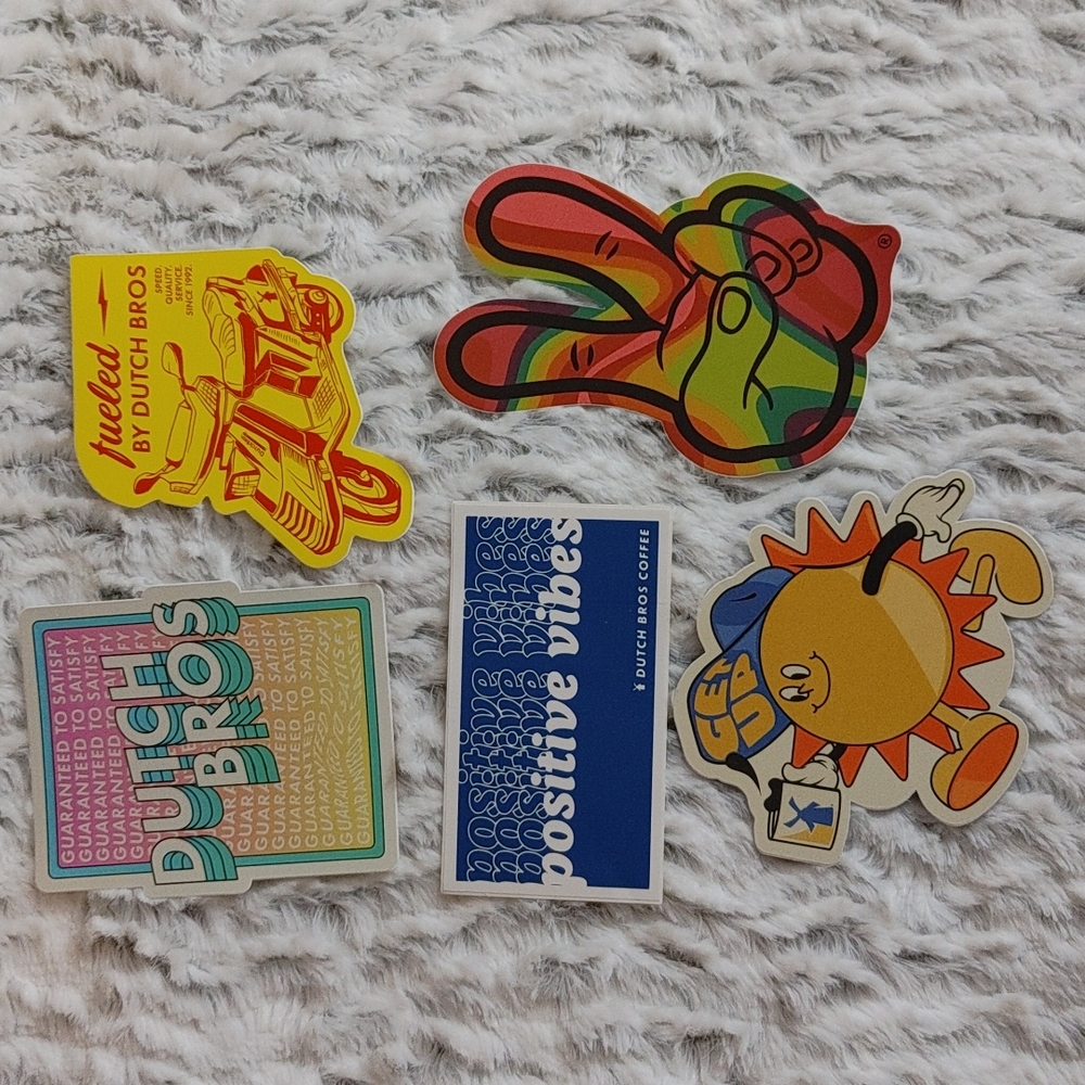 Dutch Bros Collectible Stickers